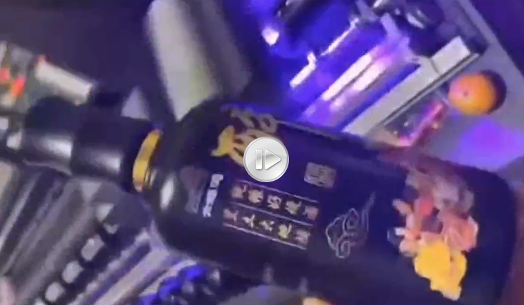 圓柱體打印視頻，酒瓶打印視頻，化妝品打印視頻